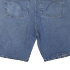 BIG CREEK CLOTHING Mens Denim Blue Casual Shorts XL W38 Cotton Blend Comfortable