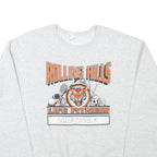 JERZEES Mens Grey Rolling Hills Life Fitness Crew Neck M Cotton Blend Sweatshirt