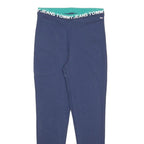 TOMMY JEANS Womens Joggers Blue Logo Waistband Slim M W28 L27 Comfortable Fit