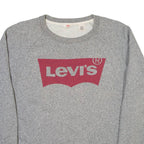 LEVI'S Mens Sweatshirt Grey Crew Neck S