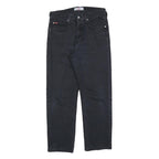 LEE COOPER Mens Black Regular Fit Straight Denim Jeans W33 L30 Classic Cotton