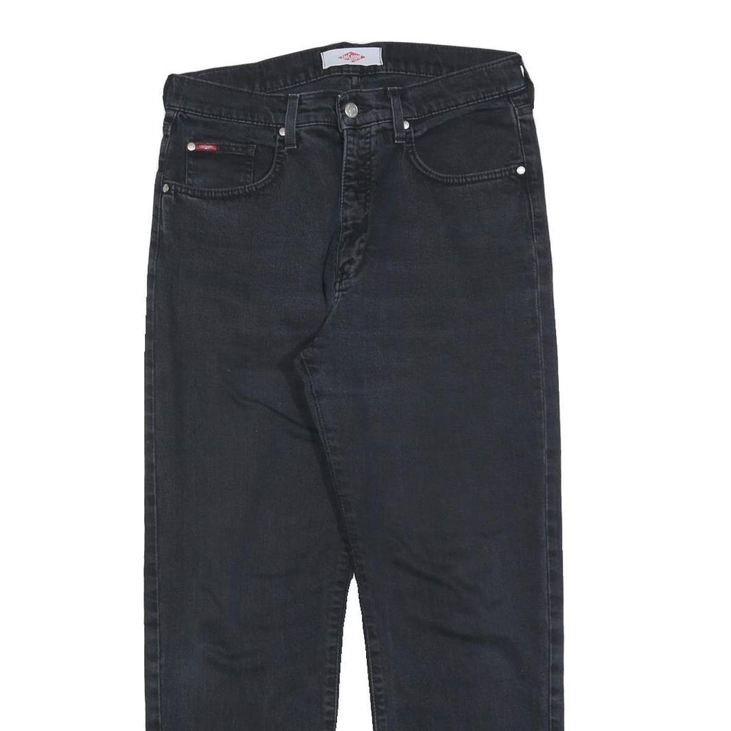 LEE COOPER Mens Black Regular Fit Straight Denim Jeans W33 L30 Classic Cotton