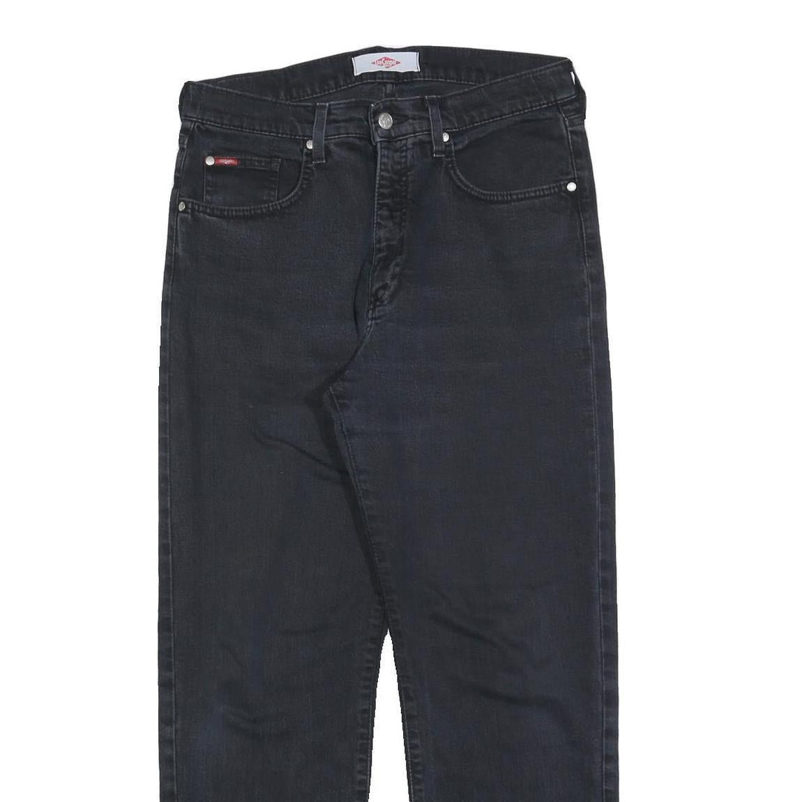LEE COOPER Mens Black Regular Fit Straight Denim Jeans W33 L30 Classic Cotton