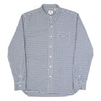 LEVI'S Mens Shirt Blue Check Long Sleeve L