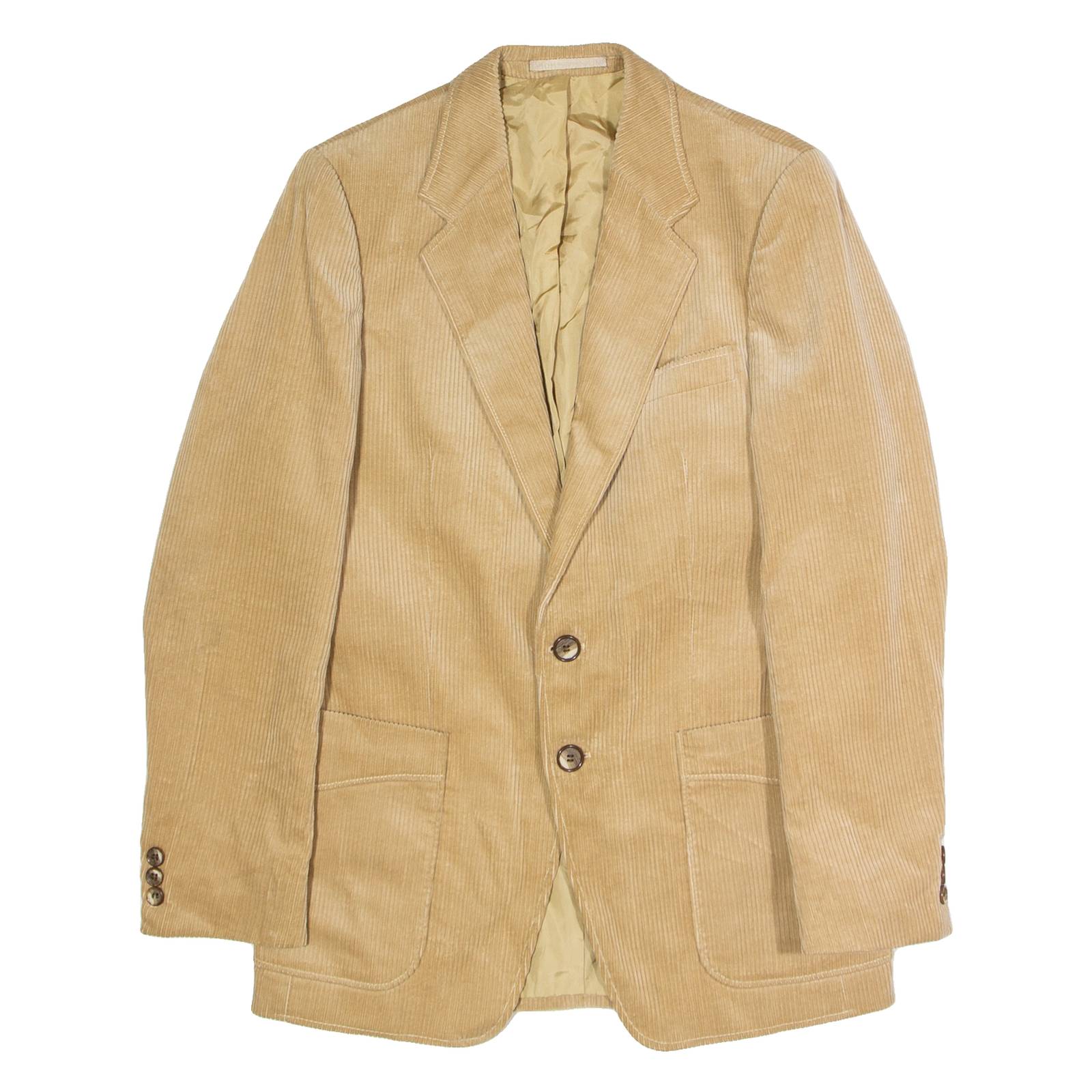 GIOVANNI CESARE Mens Blazer Jacket Beige S