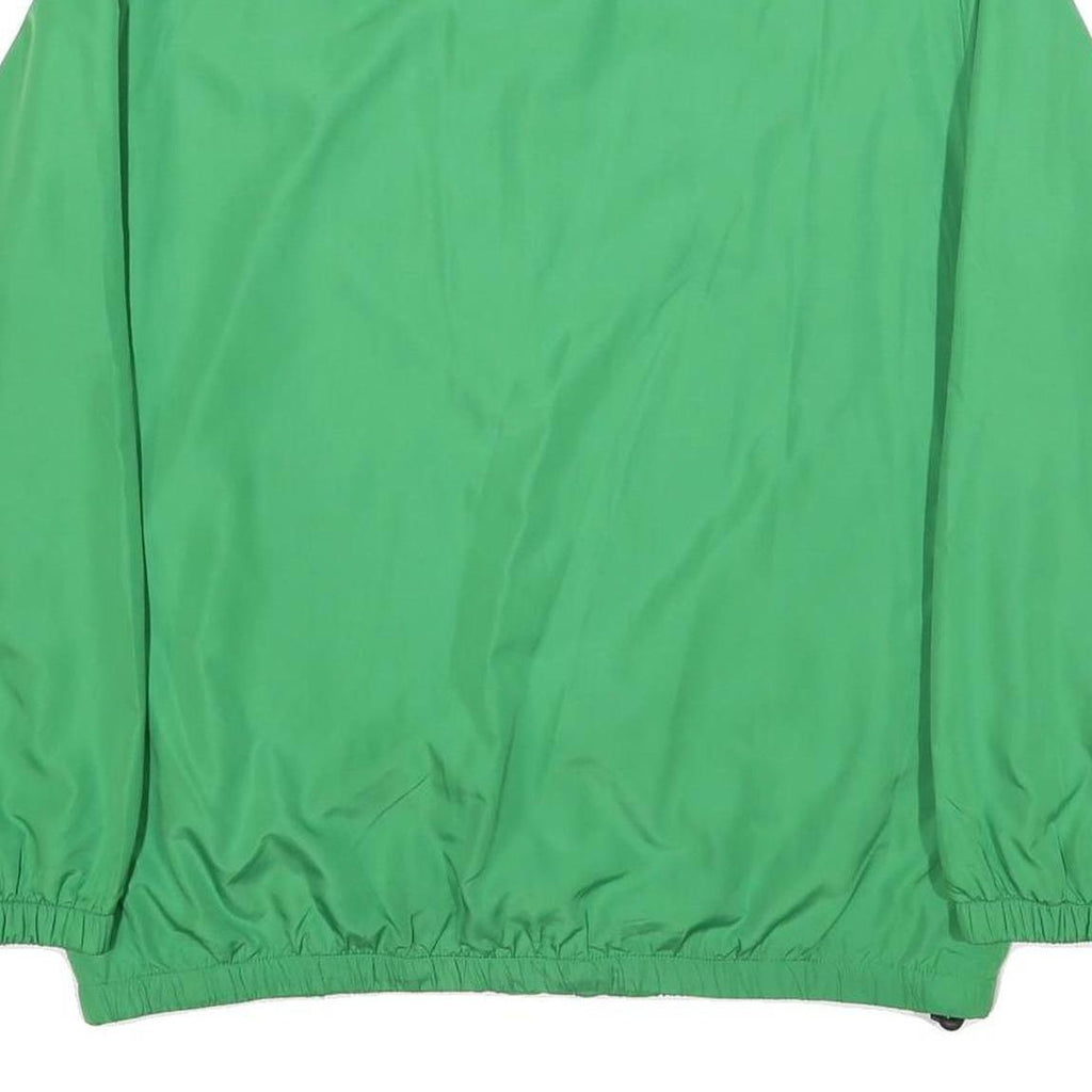 UMBRO Mens Green Jacket L Polyester Plain Zip Sportswear Casual Lightweight