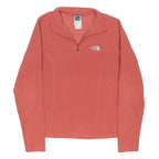 THE NORTH FACE Womens Coral Pink Plain Pullover Basic Knit S Outdoor Casual