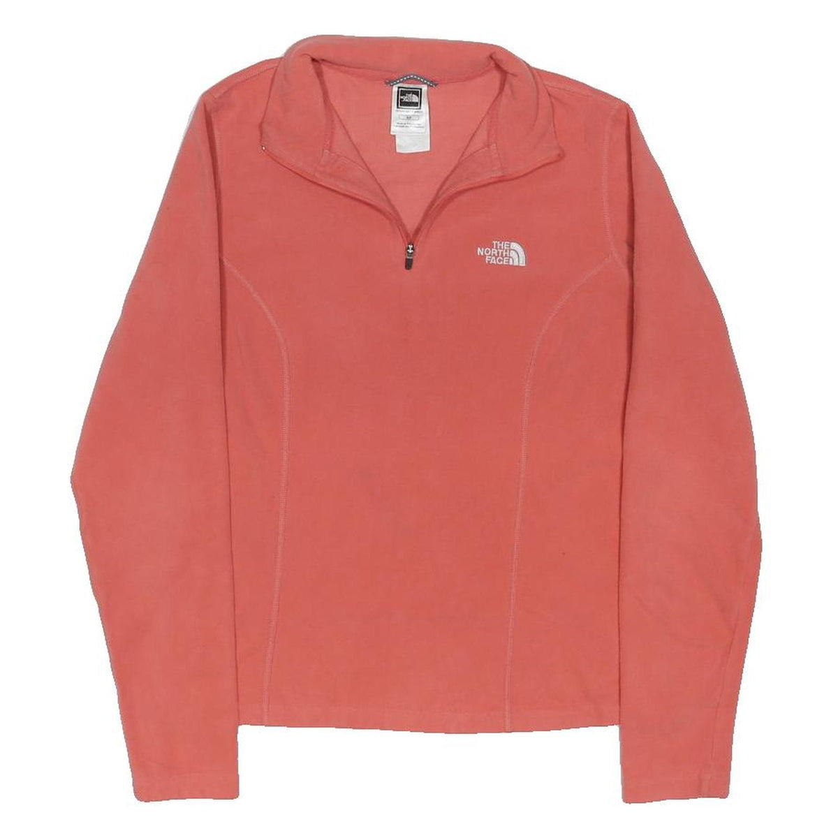 THE NORTH FACE Womens Coral Pink Plain Pullover Basic Knit S Outdoor Casual