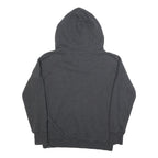 PUMA Womens Grey Hoodie UK 14 Cotton Blend Pullover Casual Sweatshirt