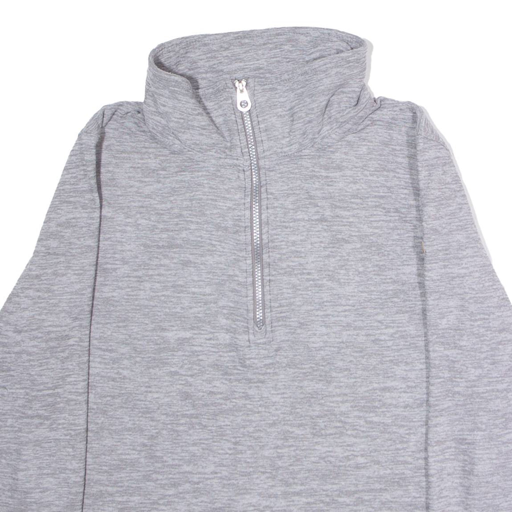 REGATTA Womens Fleece Grey 1/4 Zip UK 14