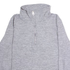 REGATTA Womens Fleece Grey 1/4 Zip UK 14