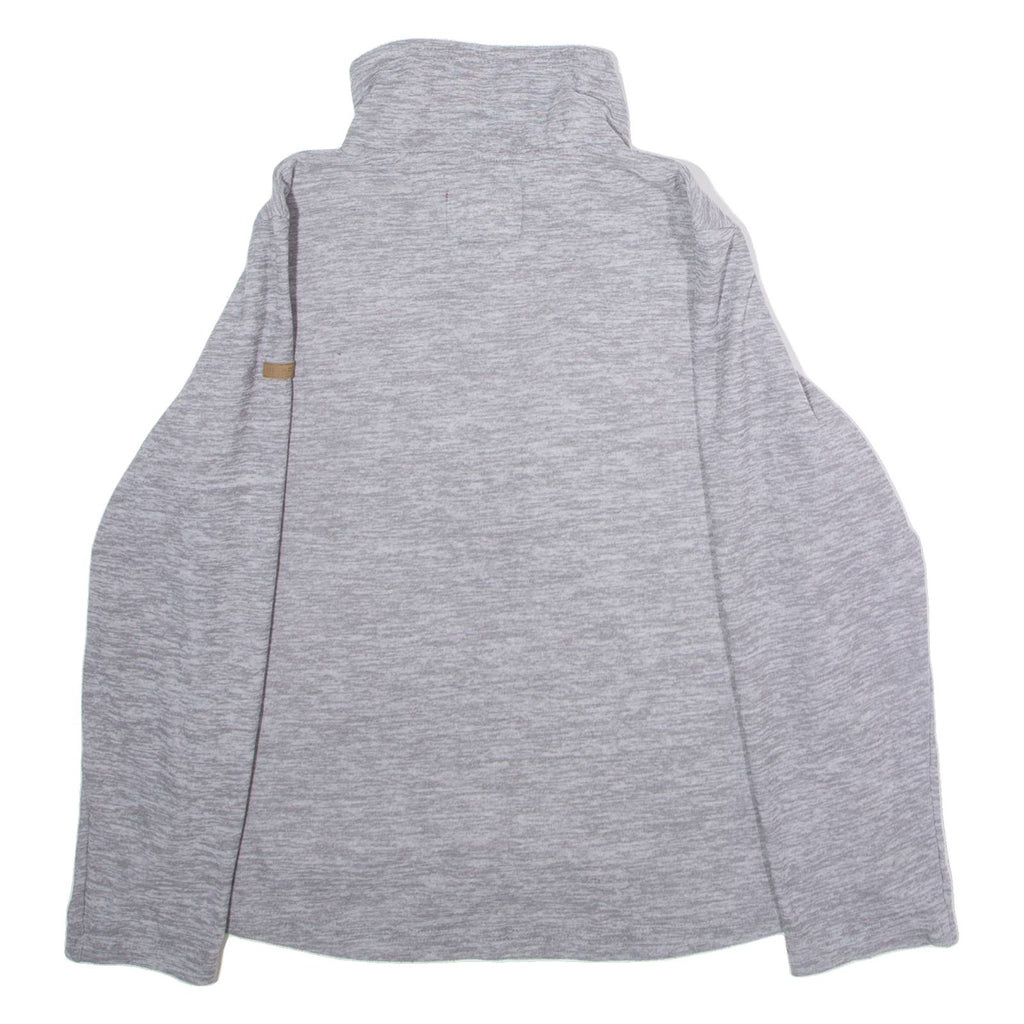 REGATTA Womens Fleece Grey 1/4 Zip UK 14