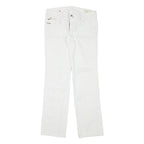 DIESEL Womens Jeans White Regular Straight Denim W32 L33 Classic Fit Zip