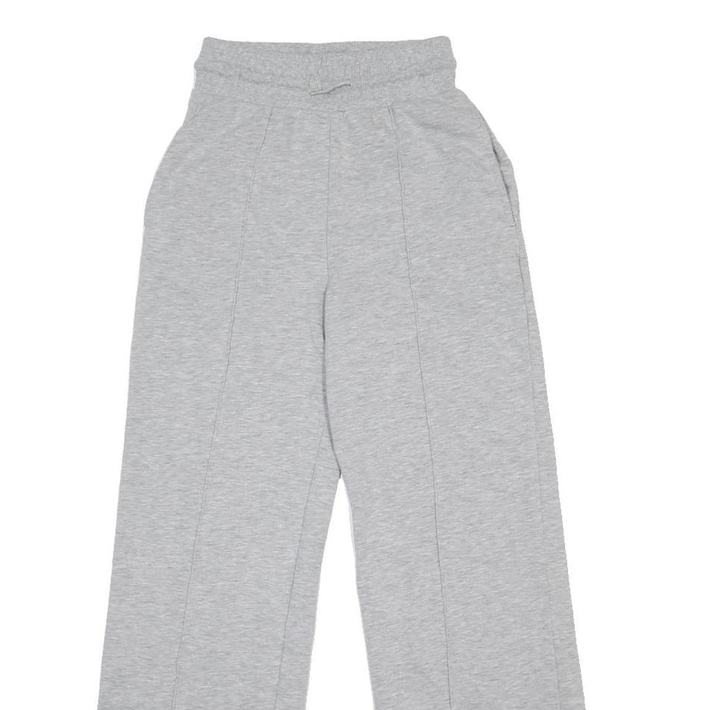 MICHELLE KEEGAN Womens Joggers Grey Slim Wide-Leg UK 6 W22 L29 Cotton Blend
