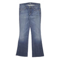 7 FOR ALL MANKIND Womens Blue Regular Fit Flared Denim Light Wash Jeans W27 L30