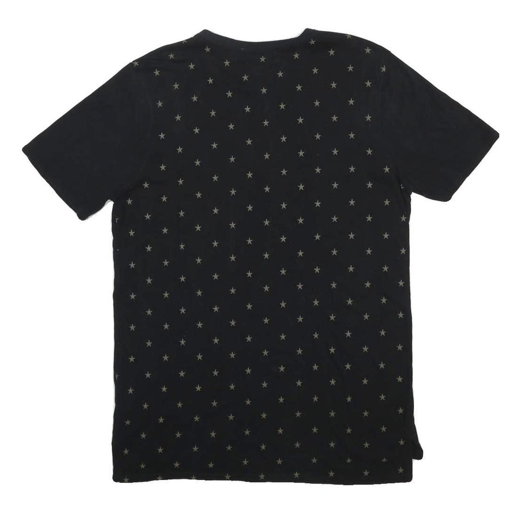 NIKE Mens Black Graphic T-Shirt L Short Sleeve Crew Neck Modern Casual