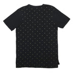NIKE Mens Black Graphic T-Shirt L Short Sleeve Crew Neck Modern Casual