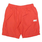 NIKE Mens Shorts Red Casual L W32 Polyester Comfortable Sportswear