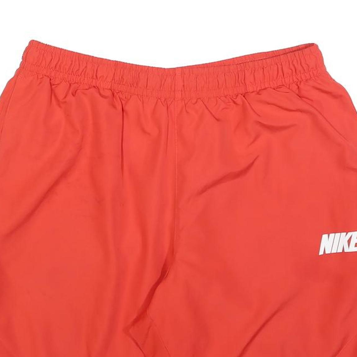 NIKE Mens Shorts Red Casual L W32 Polyester Comfortable Sportswear