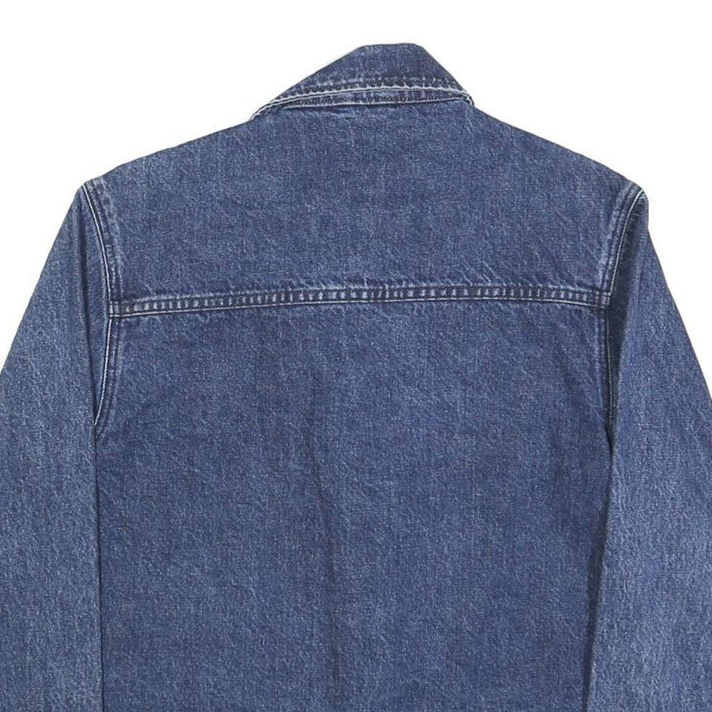 LOIS Womens Blue Denim Jacket XS Cotton Button Plain Casual Classic Fit