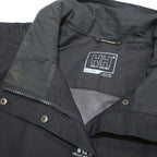 HELLY HANSEN Womens Navy Blue Outdoor Jacket XL Polyester Blend Zip Plain