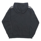 NIKE Womens Black & White Hoodie Pullover S Nike Logo Tape Sleeve