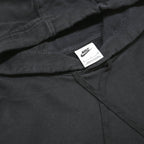 NIKE Womens Black & White Hoodie Pullover S Nike Logo Tape Sleeve