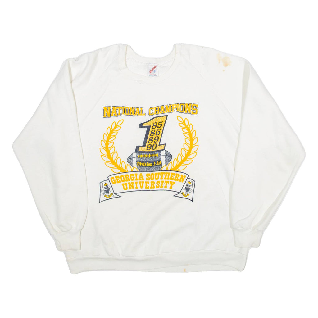 JERZEES Georgia Southern University Womens Sweatshirt White USA 2XL