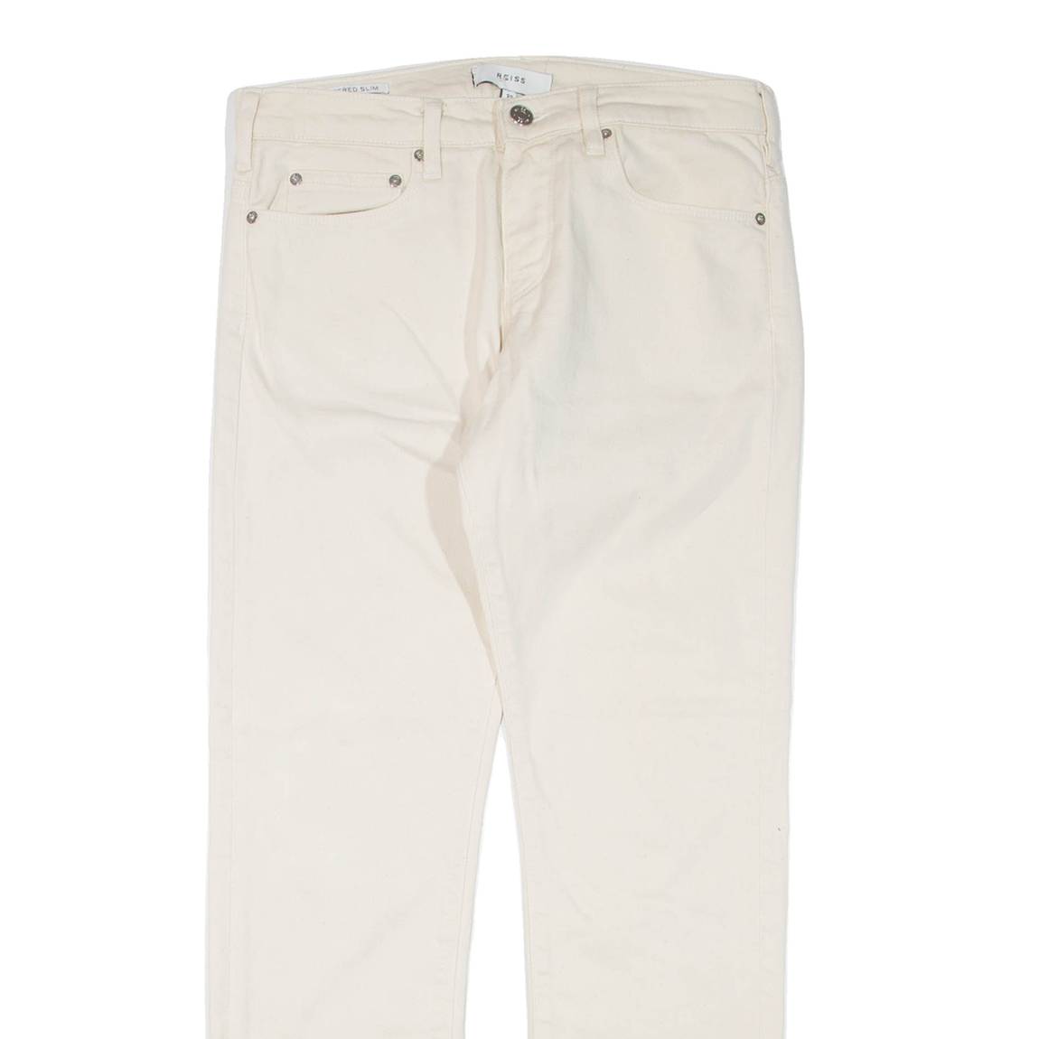 REISS Womens Trousers Beige Slim Tapered W30 L28