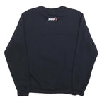 RALF NATURE Mens Black Lion Graphic Crew Neck M Cotton Blend Sweatshirt
