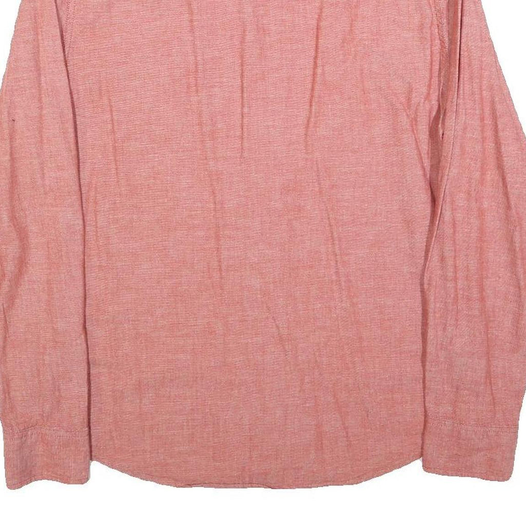 LEVI'S Mens Red Button Down Shirt M Cotton Casual Classic Fit Long Sleeve