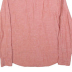 LEVI'S Mens Red Button Down Shirt M Cotton Casual Classic Fit Long Sleeve