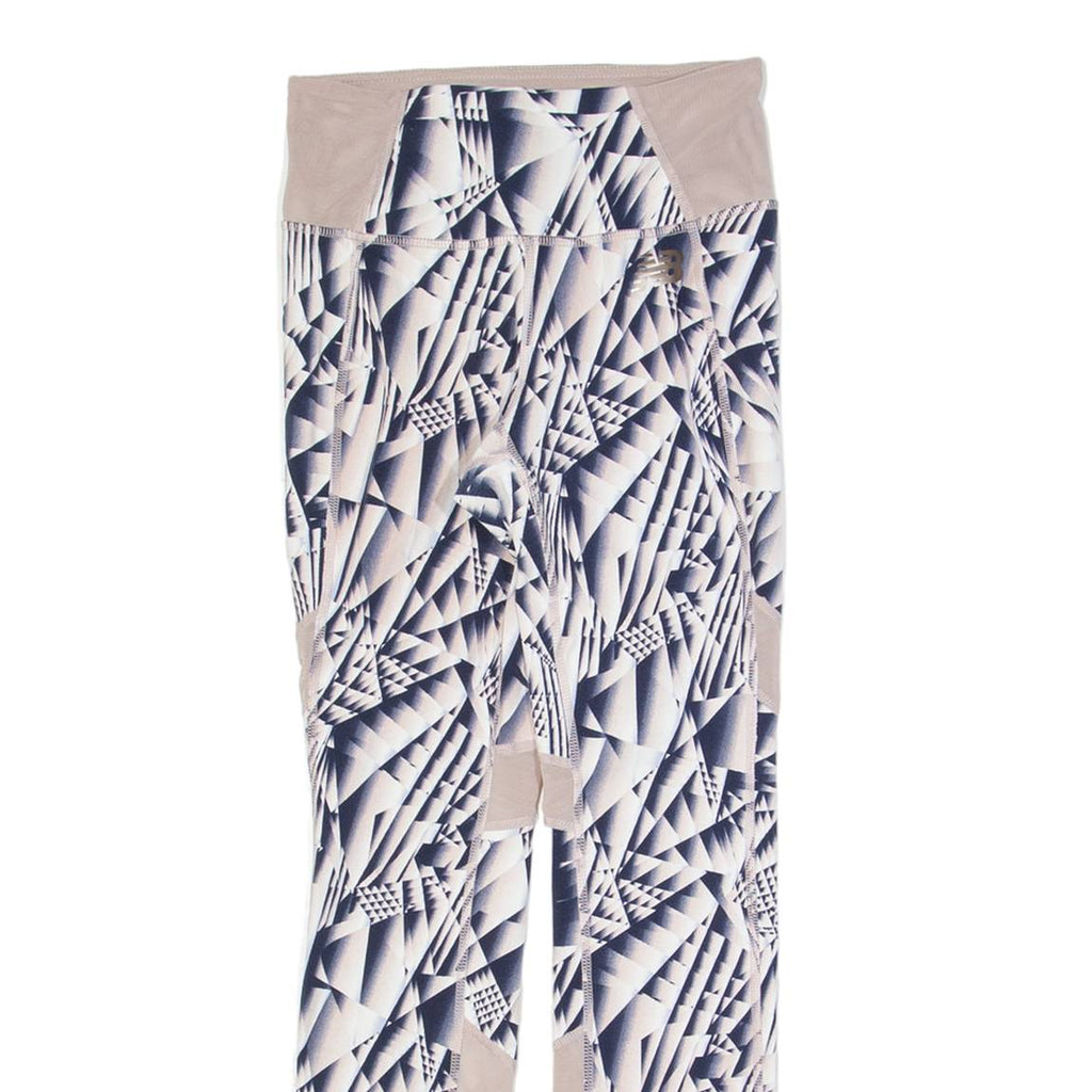 NEW ERA Womens Leggings Cream Skinny XS W22 L24