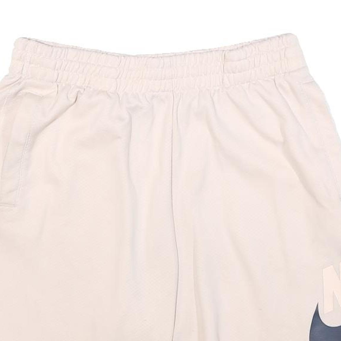 NIKE Mens Shorts White Nike SB Casual S W28 Cotton Blend Logo Print
