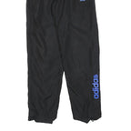 ADIDAS Mens Joggers Black Slim Tapered S W26 L32 Track Pants Sports Logo