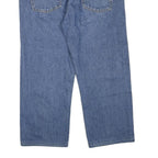 DICKIES Mens Regular Blue Denim Plain Jeans W38 L26 Zip Closure Classic Fit