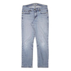 LEVI'S Womens Slim Blue Denim Light Wash Jeans W28 L26 Classic Cotton Blend Zip