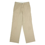 DICKIES Workwear Cargo Mens Trousers Beige Regular Straight W30 L32