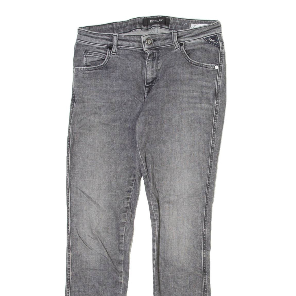 REPLAY Katewin Mens Jeans Grey Regular Skinny W27 L28