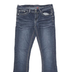 BONGO Womens Jeans Blue Relaxed Bootcut Denim Medium W32 L32 Sequined Pocket