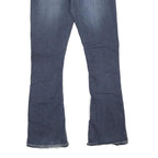 BONGO Womens Jeans Blue Relaxed Bootcut Denim Medium W32 L32 Sequined Pocket