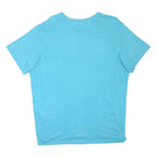 COLUMBIA Mens Blue Graphic T-Shirt L Short Sleeve Crew Neck Cotton Blend Casual