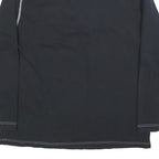 NAUTICA Mens Black & White Half Zip XL Cotton Blend Sweatshirt With Pocket