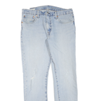 LEVI'S 512 Womens Jeans Blue Regular Slim Denim Light W33 L32 Classic Zip