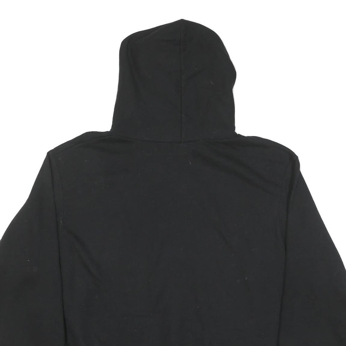 CHAMPION Mens Black Aurora Pullover Hoodie L Cotton Blend Casual Streetwear