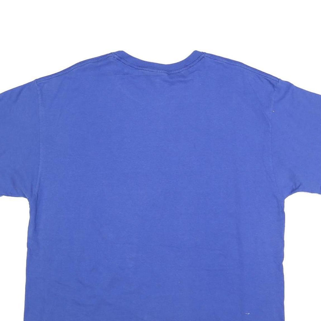 JERZEES Mens Blue Sigma Gamma Ringer T-Shirt XL Crew Neck Short Sleeve