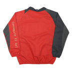 ASICS Mens Red & Black Crew Neck S Polyester Blend Sweatshirt Cazador