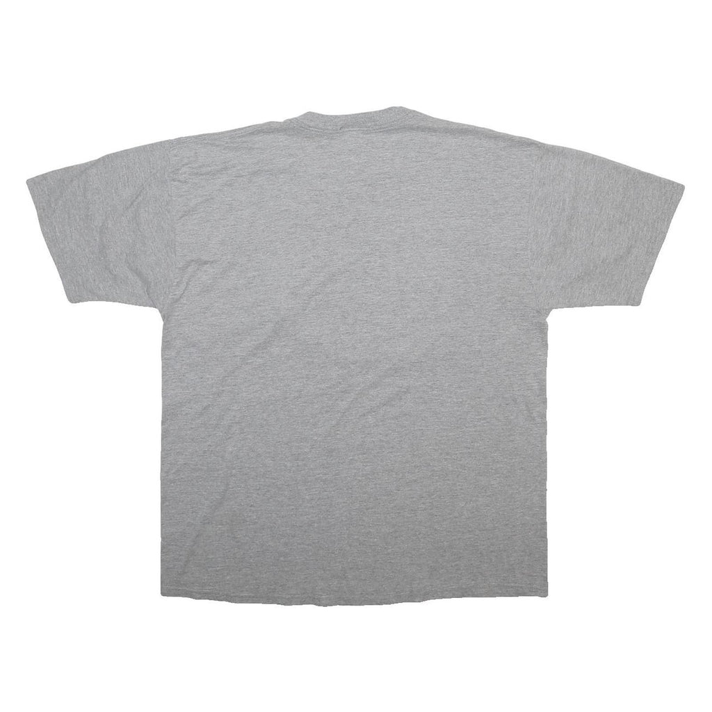 ENDLESS DESIGNS Mens Grey Grandpa Graphic T-Shirt XL Cotton Blend Short Sleeve