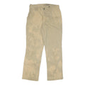 CARHARTT Mens Cotton Blend Beige Relaxed Straight Trousers W32 L32 Casual