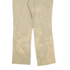 CARHARTT Mens Cotton Blend Beige Relaxed Straight Trousers W32 L32 Casual